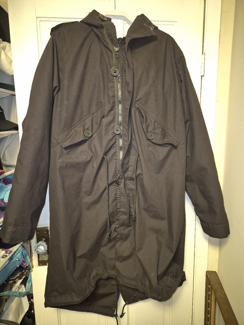 Varusteleka Särmä Fishtail Parka M151 Black With Liner